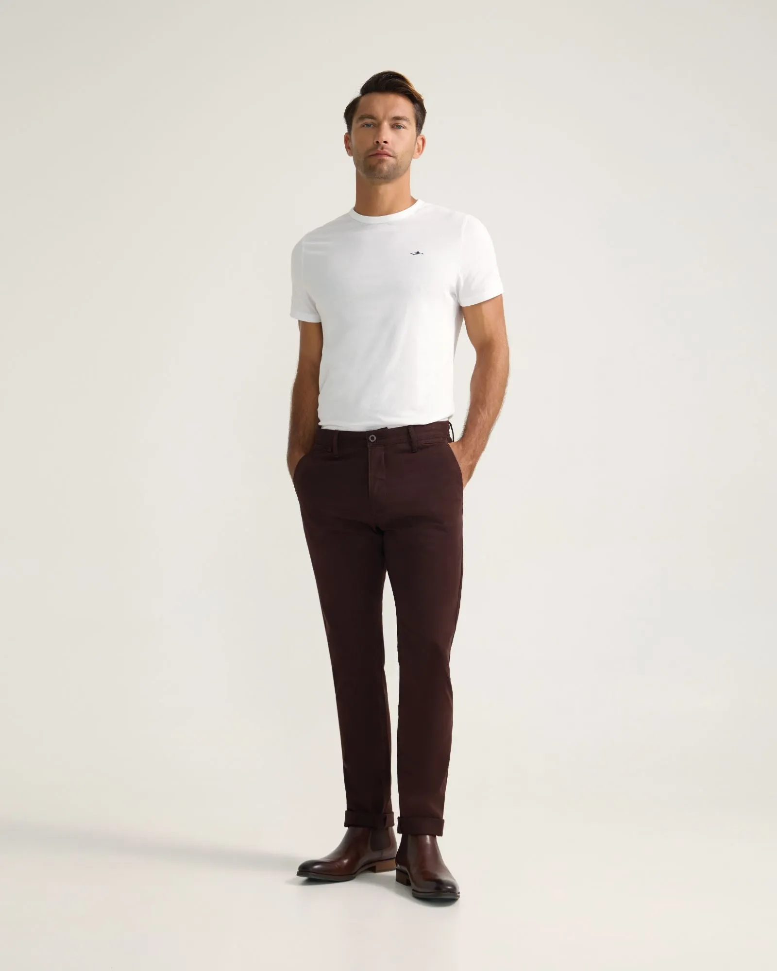 Slim Leg Stretch Cotton Chino