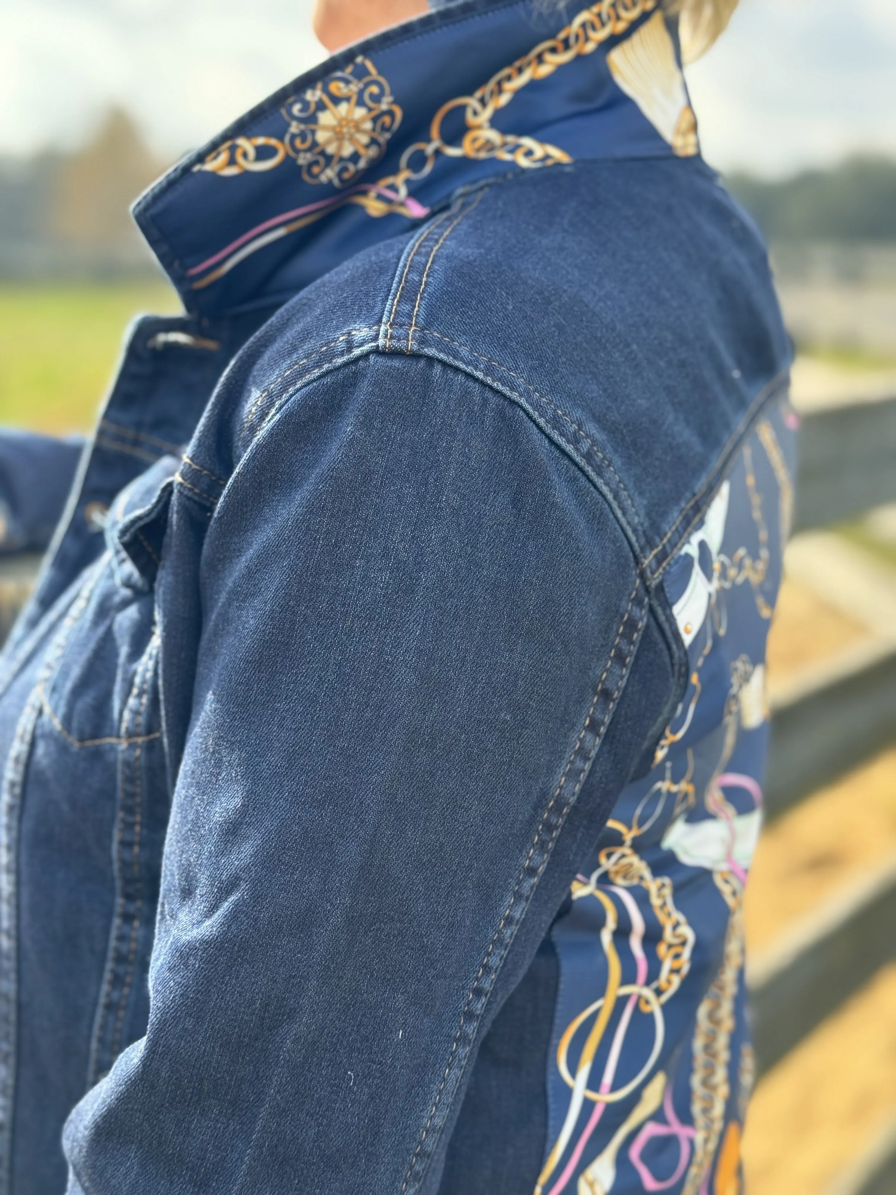 The Dark Denim Jacket / Lucky You