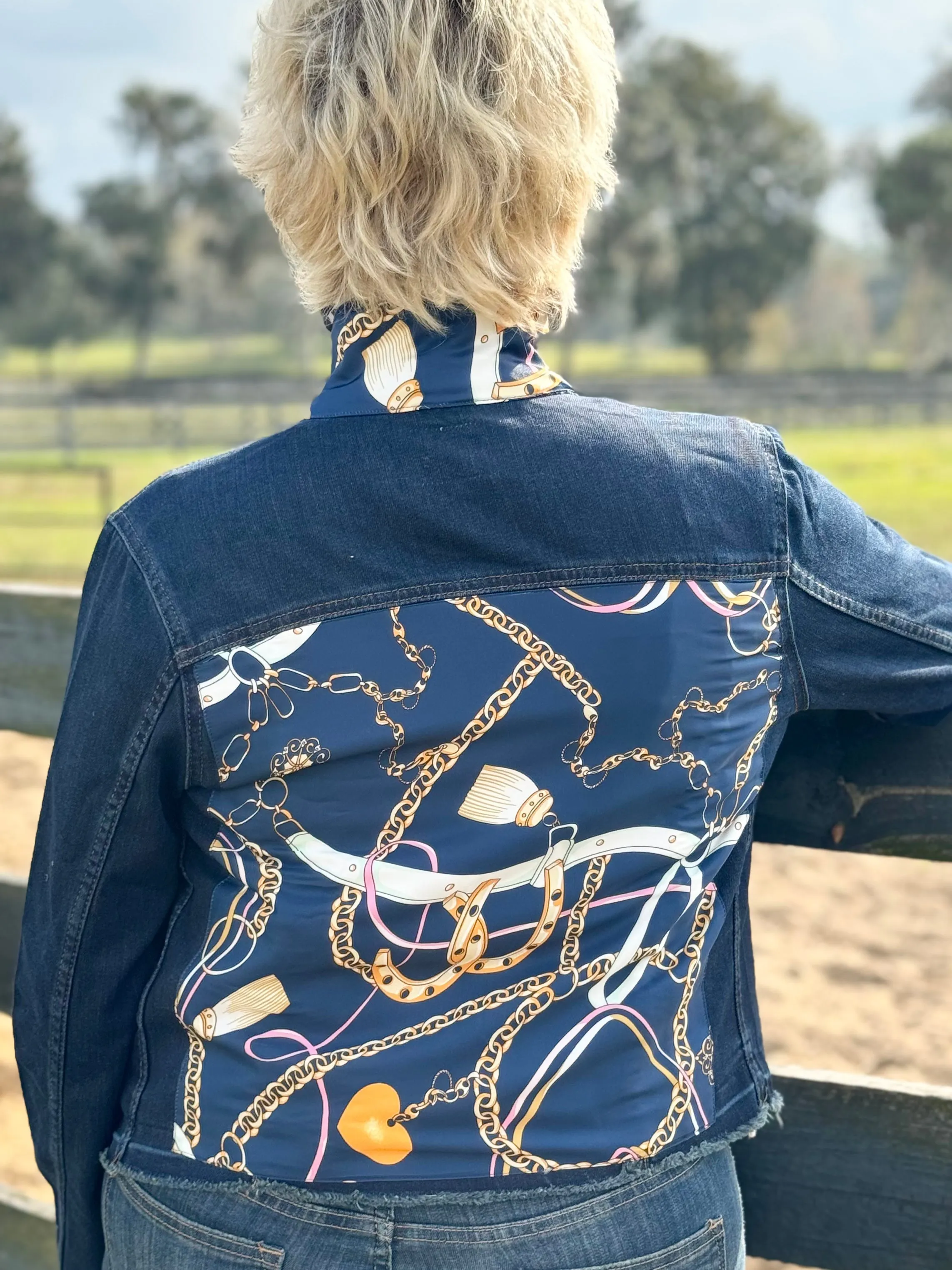 The Dark Denim Jacket / Lucky You