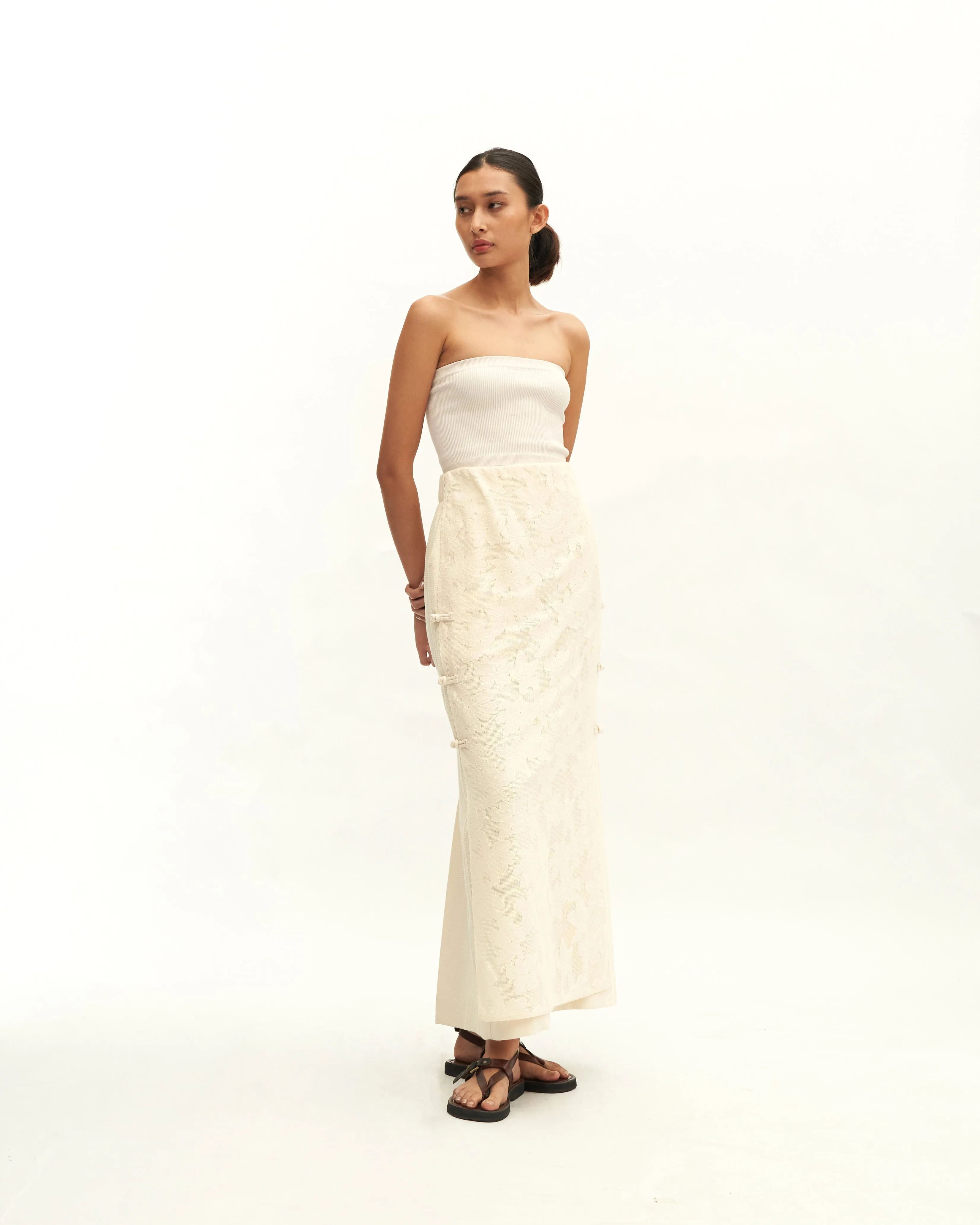 Women: Tiān Pencil Skirt (Sand)
