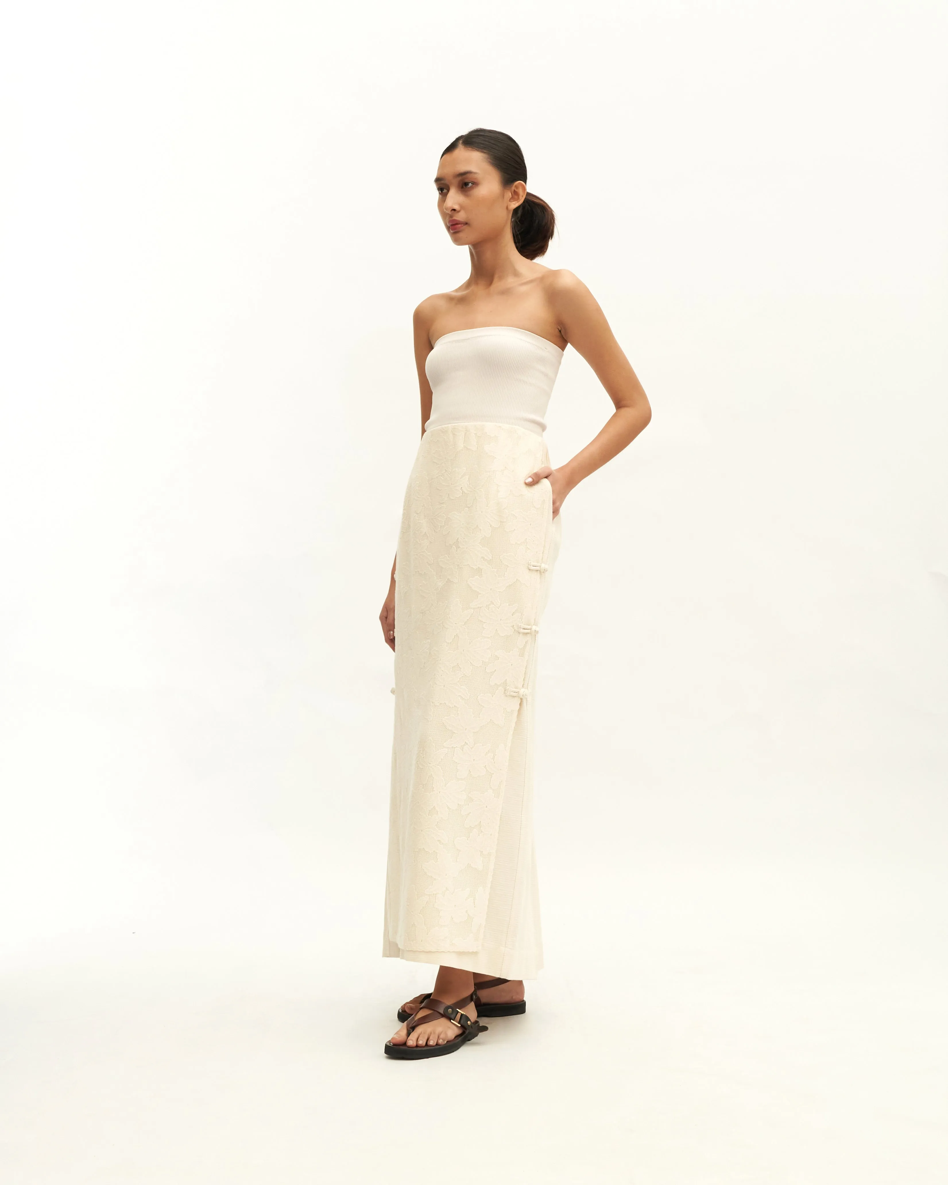 Women: Tiān Pencil Skirt (Sand)