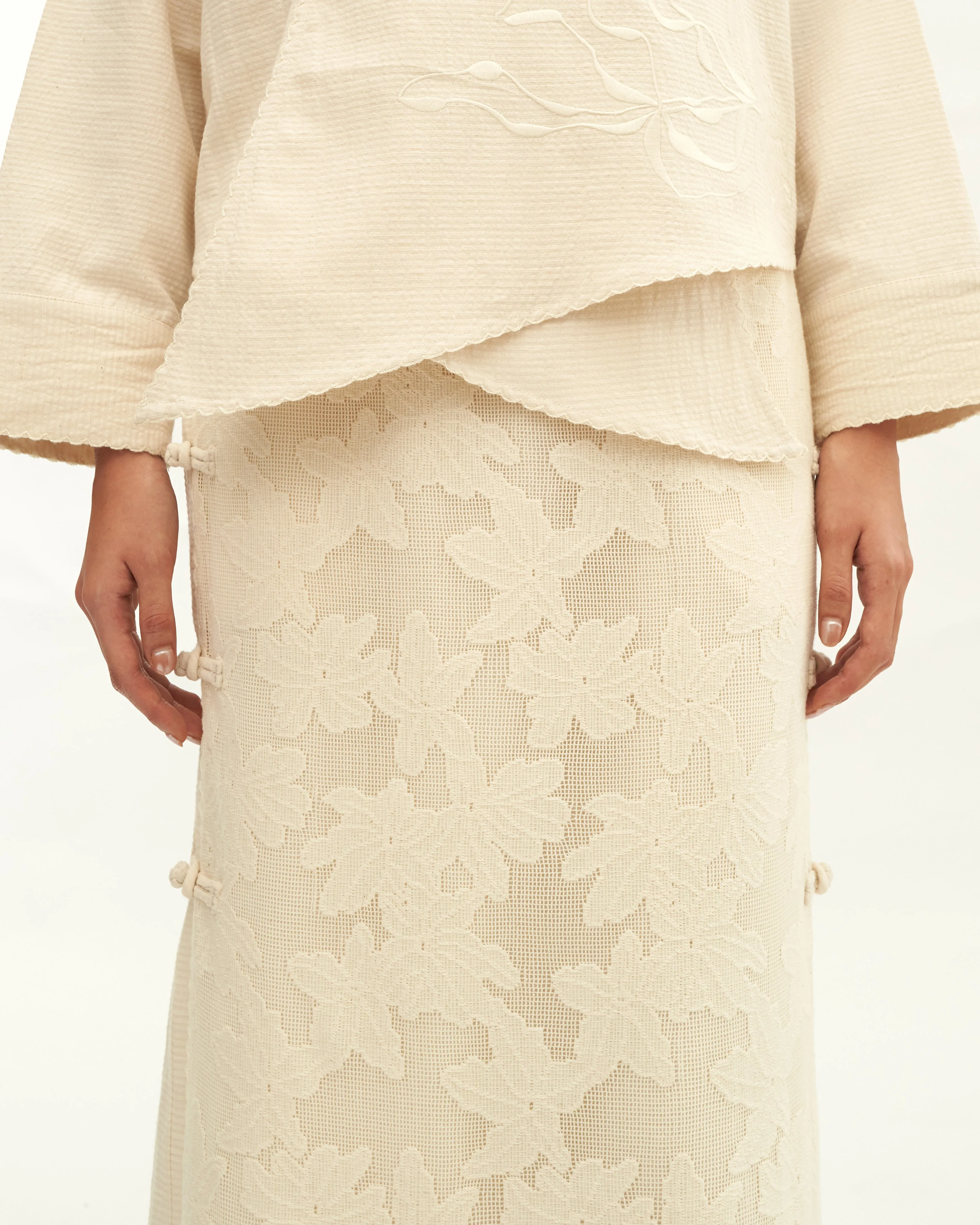 Women: Tiān Pencil Skirt (Sand)
