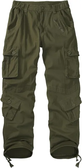 Women's Cargo Pants Quick Dry Casual Military Army Camo Combat Work Casual Pants with Pockets